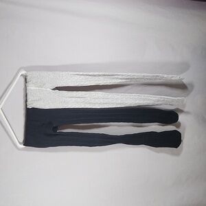 Target Cotton Tights Bundle Black/Gray Girls Size 7-10